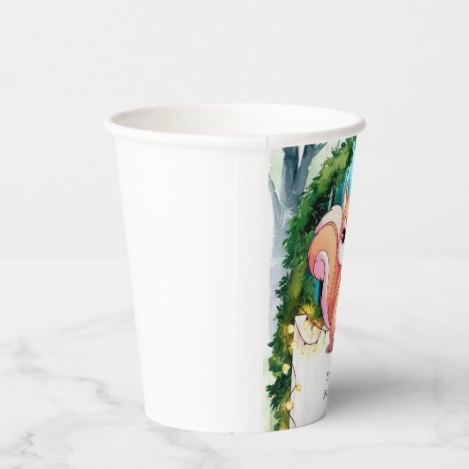 Niedlich Boho Squirrel Birthday Pappbecher (Rechts)