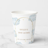 Niedlich Boho Star Cloud Arch Boy Babydusche Pappbecher (Rückseite)