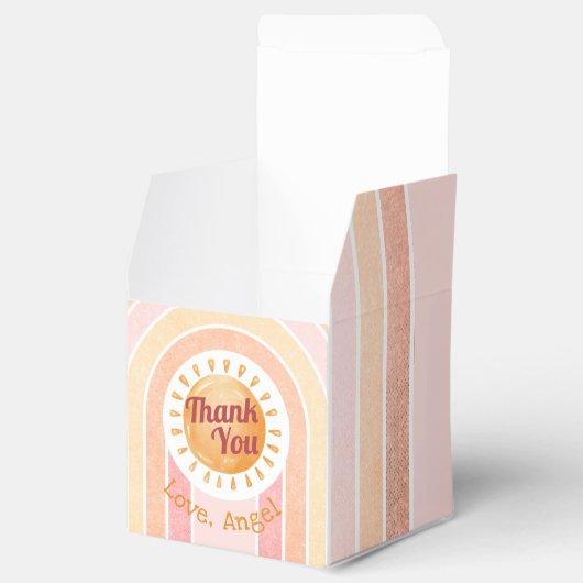 Niedlich Boho Sun Birthday Geschenkschachtel (Geöffnet)