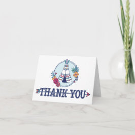 Niedlich Boho Tribal Danke Karte