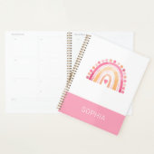 Niedlich Boho Wasserfarbe Regenbogen in Rosa perso Planer (Anzeige)