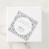 Niedlich Boho Wasserfarbe Wildblume Kinderdusche i Geschenkanhänger (Beispiel)