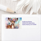 Niedlich Boho Watercolor Woodland Deen Birthday Pa (Insitu)