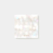 Niedlich Bokeh Personalisiert Post-it Klebezettel (Vorderseite)