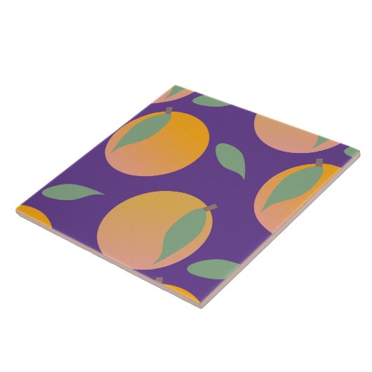 Niedlich Bold Jumbo Orange Fliese (Seite)