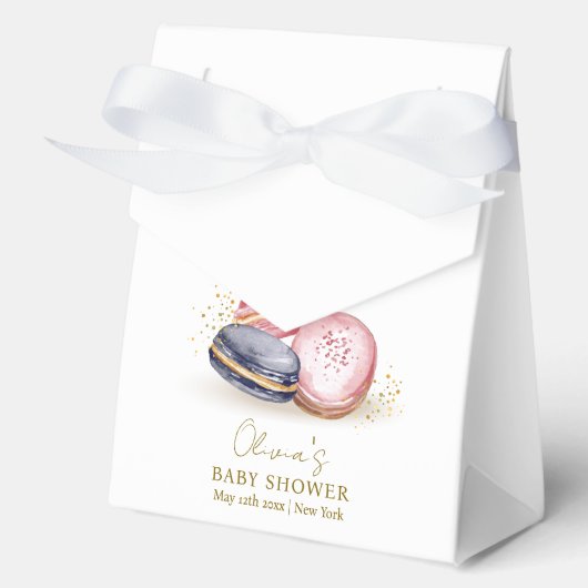 Niedlich Bonjour Bébé French Macarons Baby Showroo Geschenkschachtel (Vorderseite)