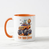 Niedlich Boo Crew Niedlich Funny Pumpkin Halloween Tasse (Links)