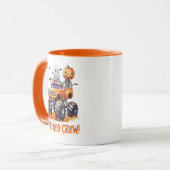 Niedlich Boo Crew Niedlich Funny Pumpkin Halloween Tasse (Vorderseite Links)