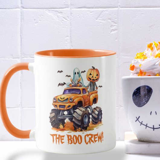 Niedlich Boo Crew Niedlich Funny Pumpkin Halloween Tasse
