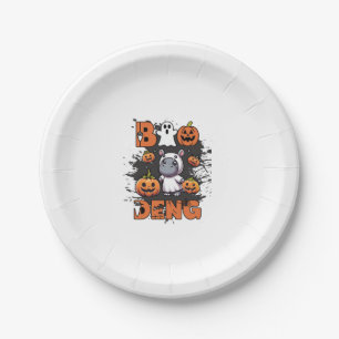 Niedlich BOO DENG Mein Moo Thang Halloween-Kostümk Pappteller