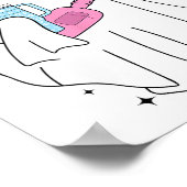 Niedlich Boo Ghost Funny Halloween Kostüm Boo Jee Poster (Ecke)