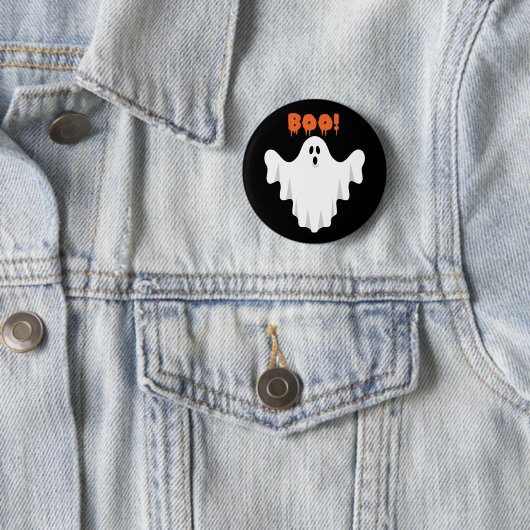 Niedlich Boo Ghost Kids Halloween-Party Gefallen Button (Beispiel)