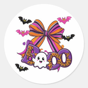 Niedlich Boo Ghost Runder Aufkleber