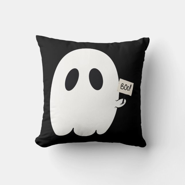 Niedlich Boo Ghostie Kissen (Vorderseite)