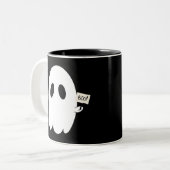 Niedlich Boo! Ghostie Zweifarbige Tasse (Vorderseite Links)