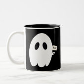 Niedlich Boo! Ghostie Zweifarbige Tasse (Links)