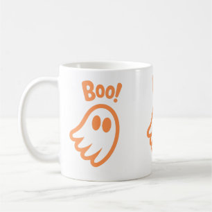 Niedlich Boo! - Halloween Design Kaffeetasse