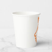 niedlich Boo! - Halloween Design Pappbecher (Rechts)