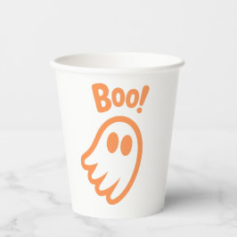 niedlich Boo! - Halloween Design Pappbecher