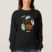 Niedlich Boo Halloween Sweatshirt (Vorderseite)