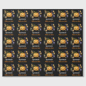 Niedlich Boo Pumpkin Spooktacular Halloween Bash B Geschenkpapier (Flach)