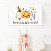 Niedlich Boo Pumpkin Spooktacular Halloween Bash P Banner (Insitu)