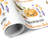 Niedlich Boo Pumpkin Spooktacular Halloween Bash P Geschenkpapier (Rolleneckpunkt)