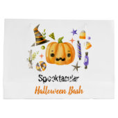 Niedlich Boo Pumpkin Spooktacular Halloween Bash P Große Geschenktüte (Rückseite)