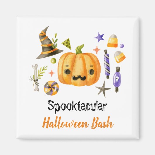 Niedlich Boo Pumpkin Spooktacular Halloween Bash P Magnet (Vorne)