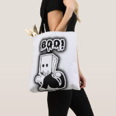 Niedlich "Boo!" Schwarze Katze mit Papiertütenmask Tasche (Von Nahem)