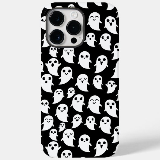Niedlich Boo Spook Halloween Cartoon Ghost Case-Mate iPhone Hülle (Rückseite)