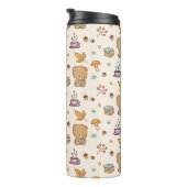 Niedlich Book Lovers Woodland Bear Pattern Thermosbecher (Nach rechts gedreht)