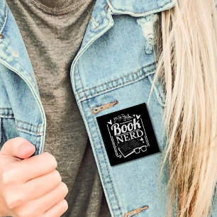 Niedlich Book Nerd Book Lover Button