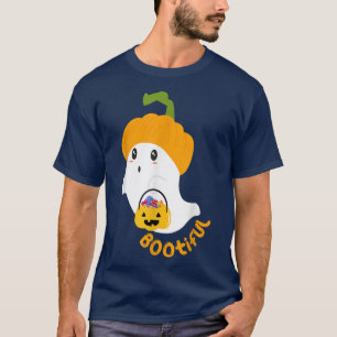 Niedlich Bootiful Girl Halloween Ghost Girl Ghost T-Shirt