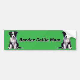 Niedlich Border Collie Puppy Autoaufkleber
