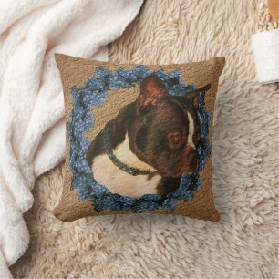 Niedlich Boston Terrier Dog Kissen