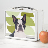 Niedlich Boston Terrier Dog Metall Brotdose (Beispiel)