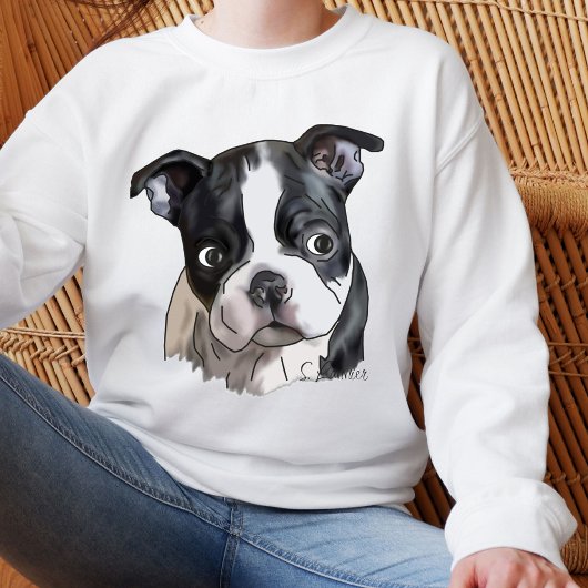Niedlich Boston Terrier Dog Sweatshirt
