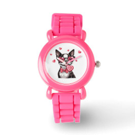 Niedlich Boston Terrier Kids' Watch Armbanduhr