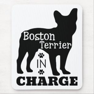 Niedlich Boston Terrier Lover Welpe Hund Mama Mama Mousepad