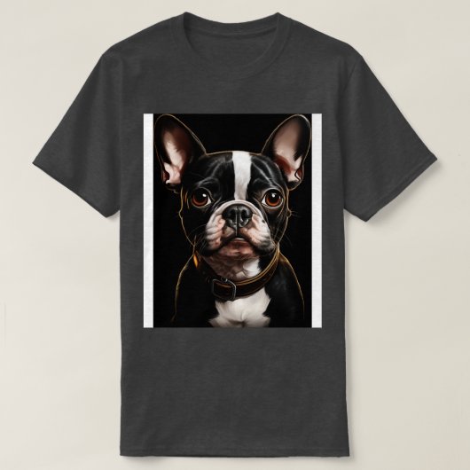 Niedlich Boston Terrier Lovers Dogs Boston Terrier T-Shirt (Design vorne)