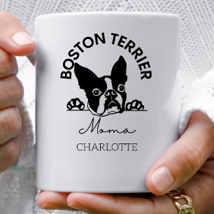 Niedlich Boston Terrier Mama Dog Kaffeetasse