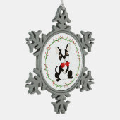 Niedlich Boston Terrier Ornament Weihnachten (Links)