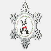 Niedlich Boston Terrier Ornament Weihnachten (Rechts)