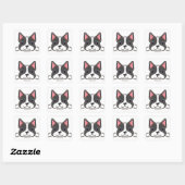 Niedlich Boston Terrier Sticker (Blatt)