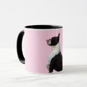 Niedlich Boston Terrier Tasse (Vorderseite Links)