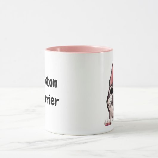 Niedlich Boston Terrier Tasse (Zentrum)