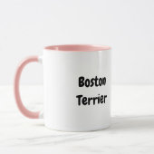 Niedlich Boston Terrier Tasse (Links)