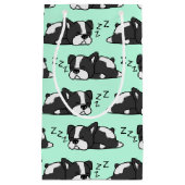 Niedlich Boston Terrier ZZZ Hund Liebhaber von Ges Kleine Geschenktüte (Vorderseite)