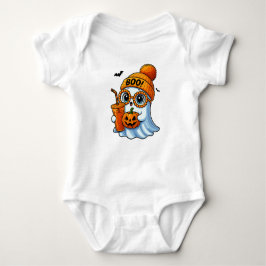 Niedlich-Bougee-Ghost-Halloween Baby Strampler